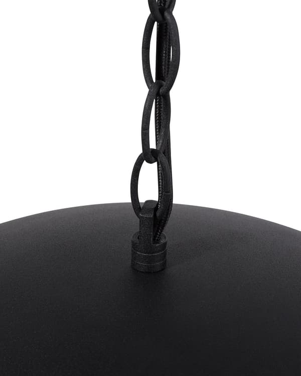 Loftlampe Sort Metal 158 cm Pendel Industrielt Design