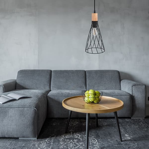 Loftlampe Hængende APP1268-1CP Sort