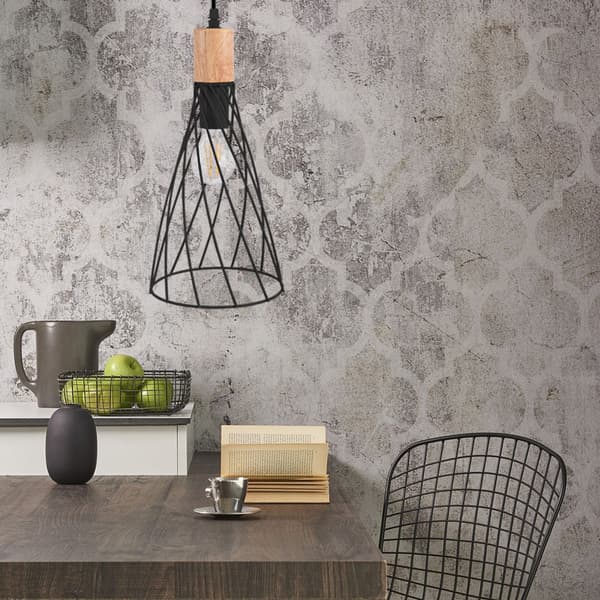 Loftlampe Hængende APP1268-1CP Sort