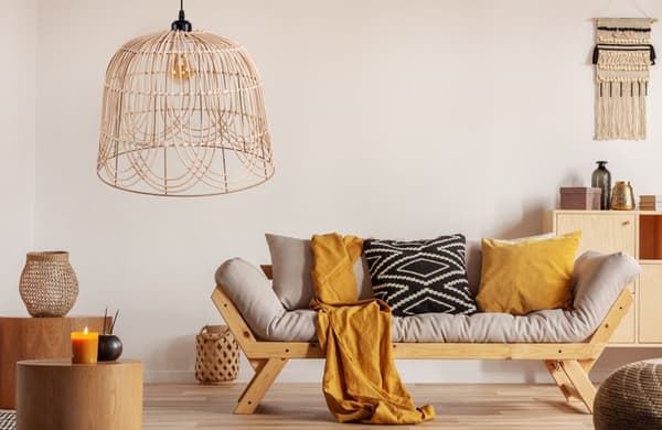 Loftlampe Hængende Natural Boho APP1352-1CP 40 cm