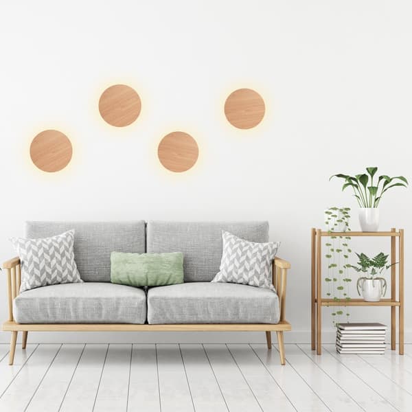 Væglampe Konsol LED APP1405-W Træ