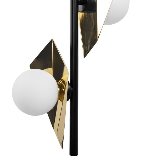 Loftlampe Hængende APP1410-CP Sort/Guld