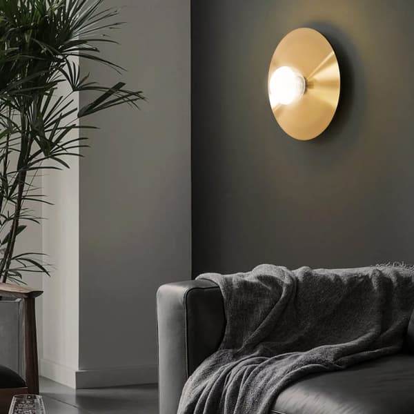Væglampe Konsol APP1419-W Sort/Guld