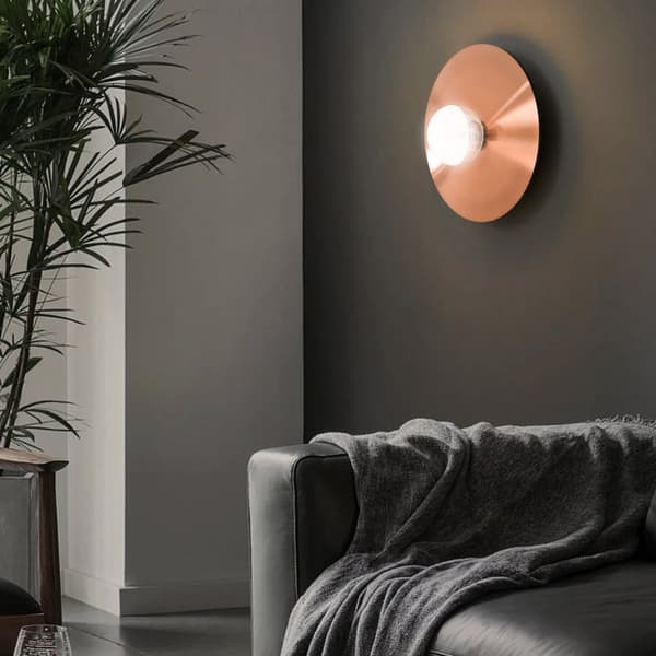 Væglampe Konsol APP1420-W Sort/rosa guld