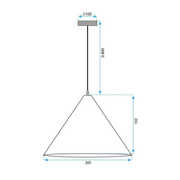 Loftlampe Hængende APP1442-1CP Træ