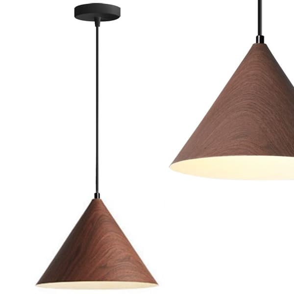 Loftlampe Hængende APP1443-1CP Mørkt Træ