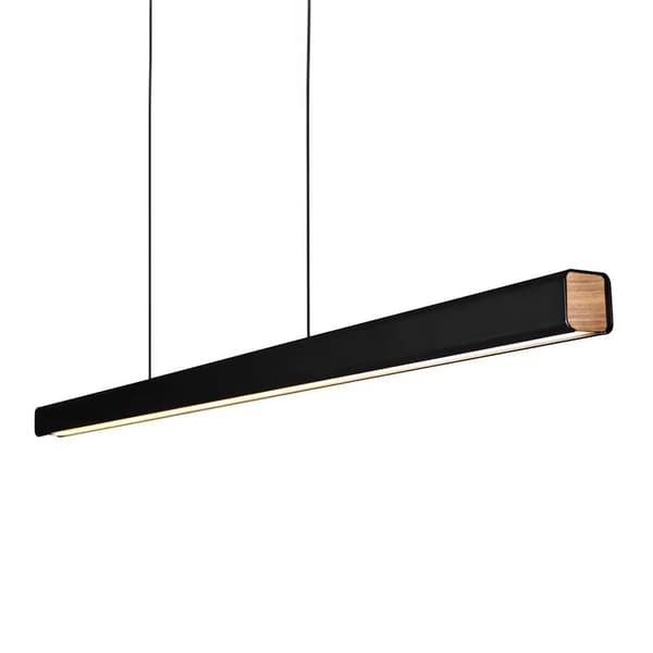 Loftlampe Hængende LED APP1447-CP Sort 80cm