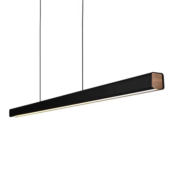 Loftlampe Hængende LED APP1448-CP Sort 100cm