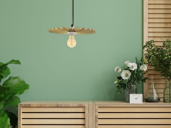 Loftlampe Hængende APP1454-1CP Gammelt Guld
