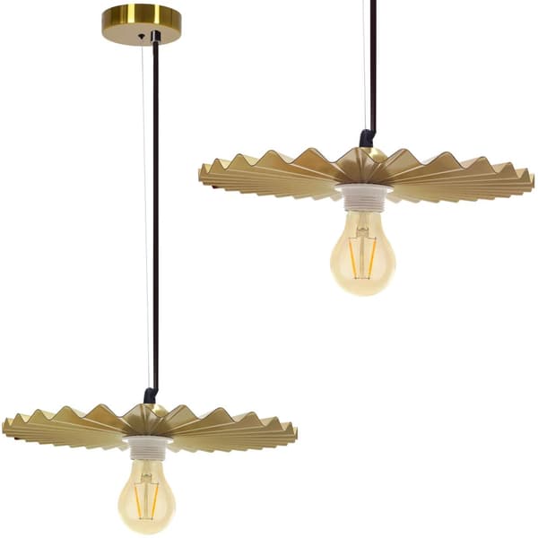 Loftlampe Hængende APP1454-1CP Gammelt Guld