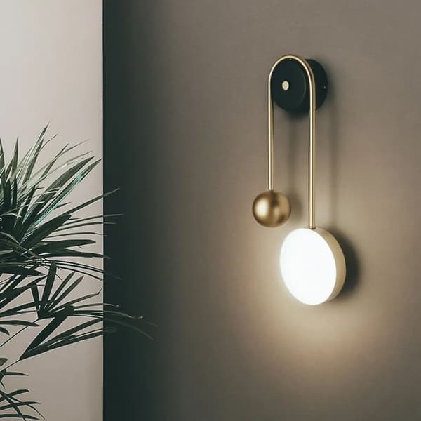 Vägglampa Konsol APP1474-W Guld