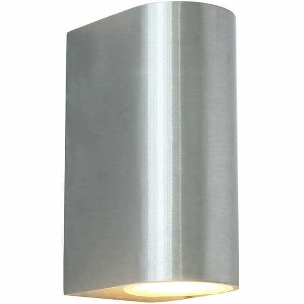 Llitt Mats II Väggarmatur 2xGU10-sockel IP44 Aluminium