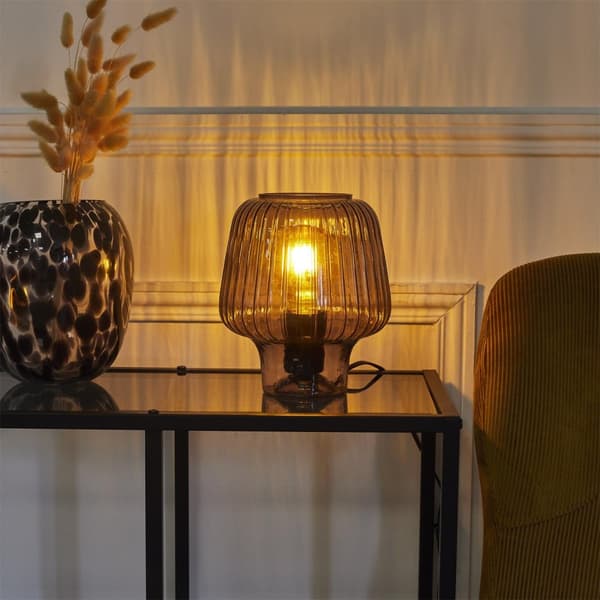 Lasima bordslampa, rökt