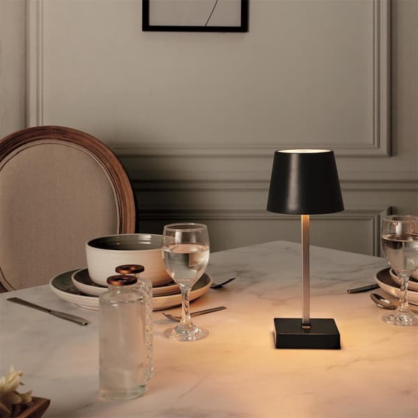 Blanca LED touch lampe, sort