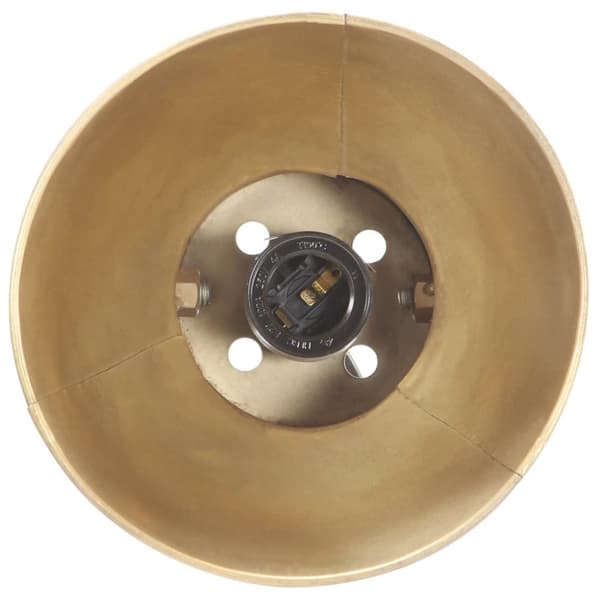 industriel skrivebordslampe 58x18x90 cm E27 rund messingfarvet