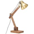 Miniatyrbillede 2 af 10: industriel skrivebordslampe 58x18x90 cm E27 rund messingfarvet