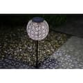 Miniatyrbild 2 av 4: Solcellsdriven metalldekoration - Retrodesign - GALIX - 1 vit LED - 8 timmars belysning - 10 Lumen