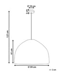 Miniatyrbilde 3 av 9: Pendellampe Naturlig Sjøgressskjerm Svart Jernfot Boho Lightning Hengende Lampe Stue Soverom Gang