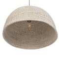 Miniatyrbilde 6 av 9: Pendellampe Naturlig Sjøgressskjerm Svart Jernfot Boho Lightning Hengende Lampe Stue Soverom Gang