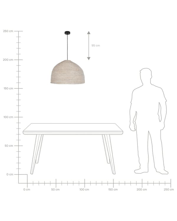 Pendellampe Naturlig Sjøgressskjerm Svart Jernfot Boho Lightning Hengende Lampe Stue Soverom Gang