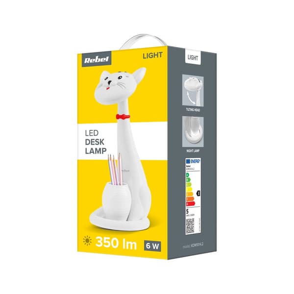 Rebel skrivebordslampe - kat