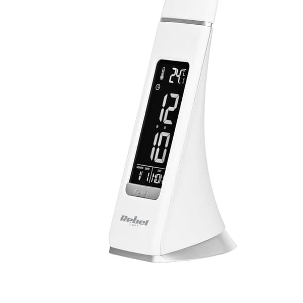 REBEL LED bordlampe (ur, dato, temperatur)