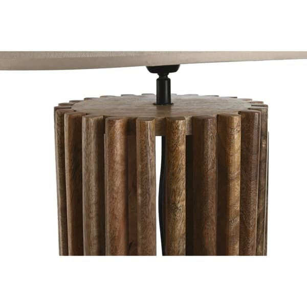 Bordslampa Home ESPRIT Brun Mangoträ 50 W 220 V 23 x 23 x 72 cm