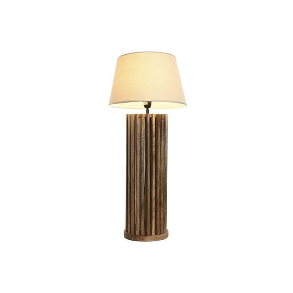 Bordslampa Home ESPRIT Brun Mangoträ 50 W 220 V 23 x 23 x 72 cm