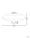 Miniatyrbillede 3 af 9: Bordlampe Halm ø 40 cm Moderne Natbordslampe med Boho Lampeskærm Sengelampe Bord Lampe til Natbord