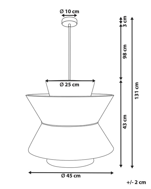 Pendel Lampe Halm ø 45 cm Træ Lampe over Spisebord Boho Loftlampe til Stuen Natur Trælampe til Køkken