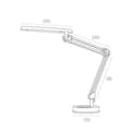 Miniatyrbillede 2 af 3: Flexo/skrivebordslampe Archivo 2000 Led4Stars Sølvfarvet Aluminium ABS 394 Lm