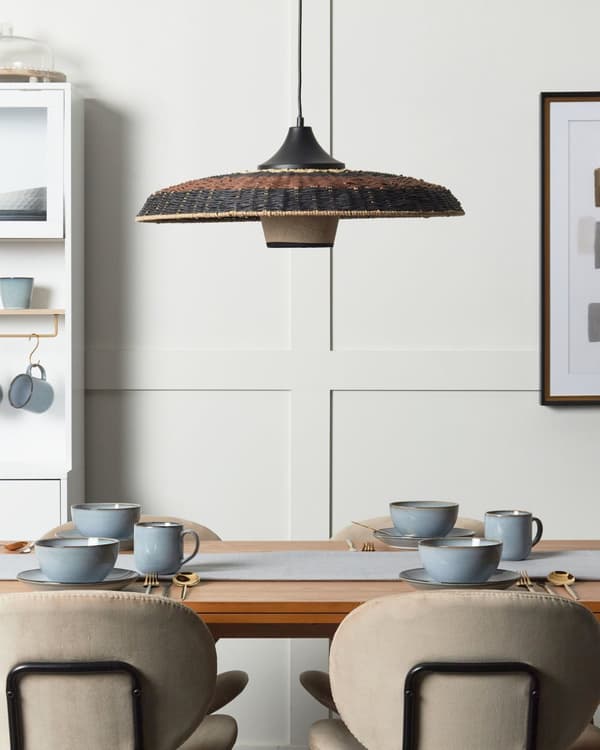 Pendellampe Flerfarget Papirtau Rund Form Taklampe Moderne stil