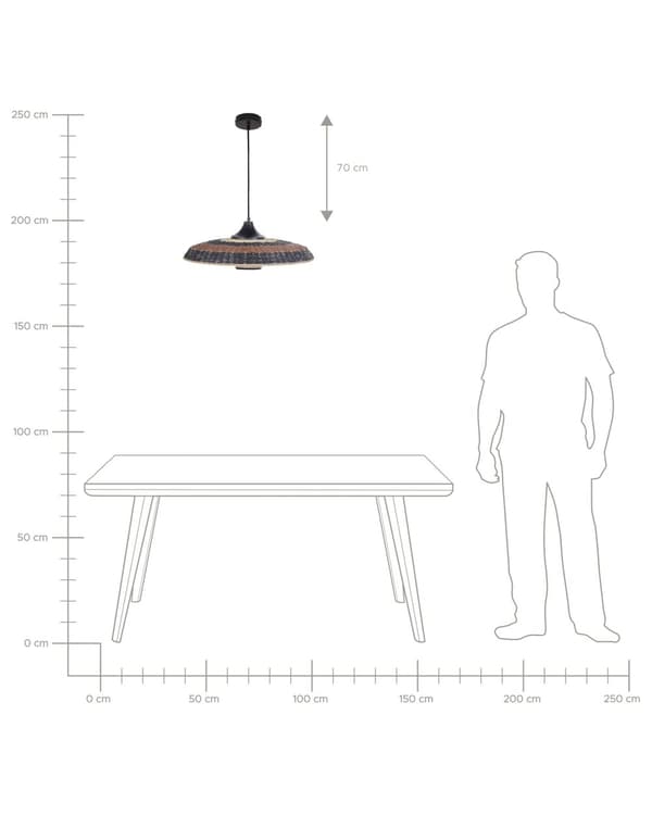Pendellampe Flerfarget Papirtau Rund Form Taklampe Moderne stil