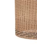 Miniatyrbillede 7 af 9: Pendellampe naturfarvet papirstreng jern ⌀ 39 x 120 cm håndlavet rund boho-stil stue