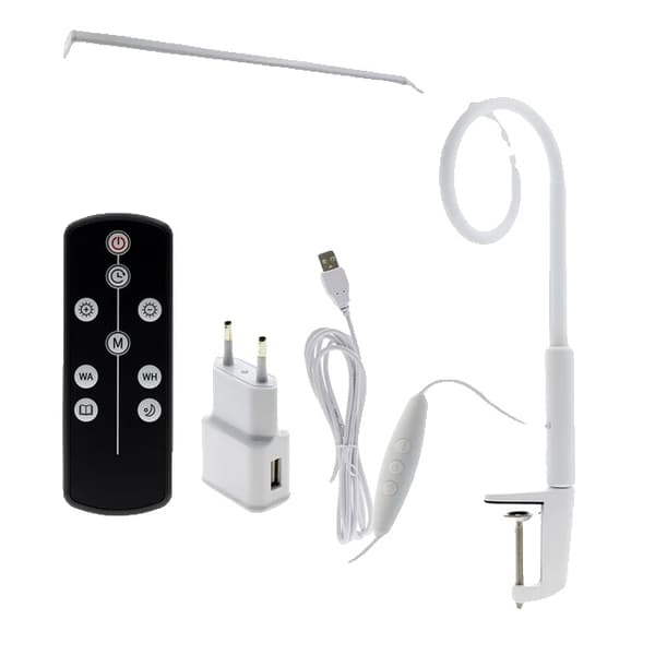 Skrivebordslampe, Flimmerfri, Øjenbeskyttelse, Kun Lampe - Sort