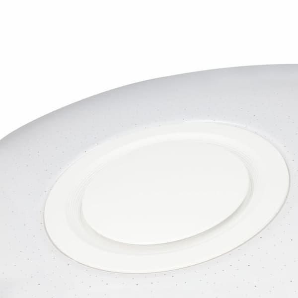 Infälld taklampa med LED KSIX 30W Vit Metall Aluminium
