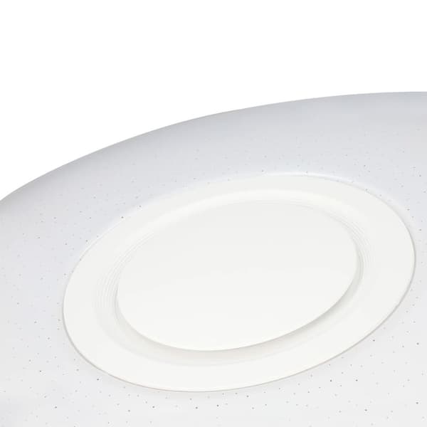 Infälld taklampa med LED KSIX 30W Vit Metall Aluminium