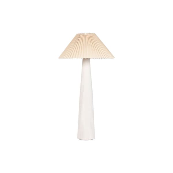 Gulvlampe Home ESPRIT Beige Keramik 220 V 54 x 54 x 102 cm