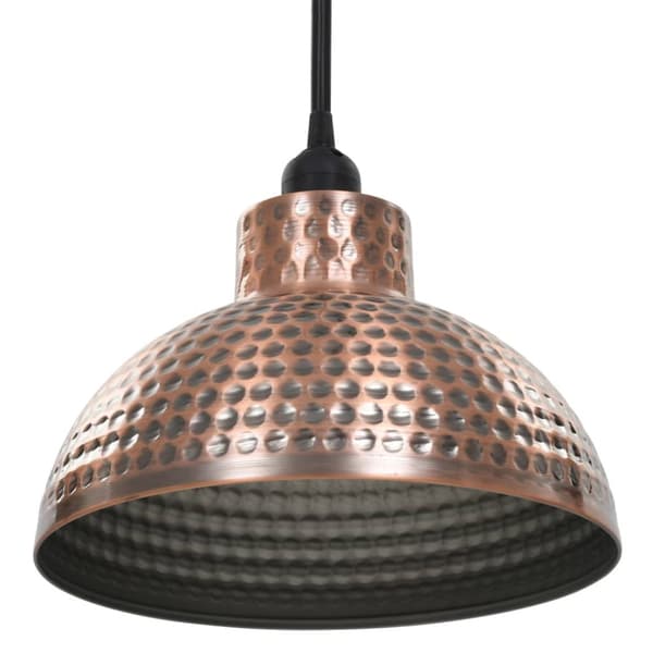 vidaXL loftlamper halvkugle 2 stk. kobberfarvet -  Lamper