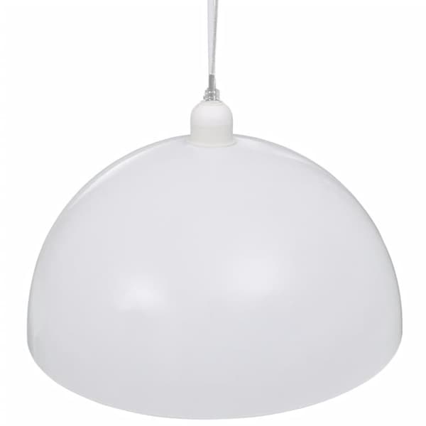 vidaXL loftslampe halvkugle 2 stk. højdejusterbar hvid -  Lamper
