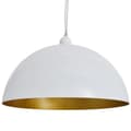 Miniatyrbillede 8 af 10: vidaXL loftslampe halvkugle 2 stk. højdejusterbar hvid -  Lamper