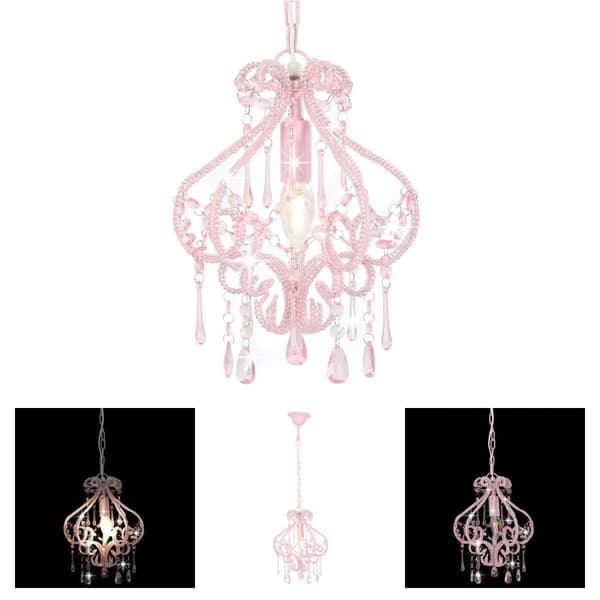 The Living Store Taklampa med pärlor silver rund E14 -  Lampor
