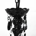 Miniatyrbillede 6 af 8: The Living Store lysekrone med perler rund 3 x E14 sort -  Lamper