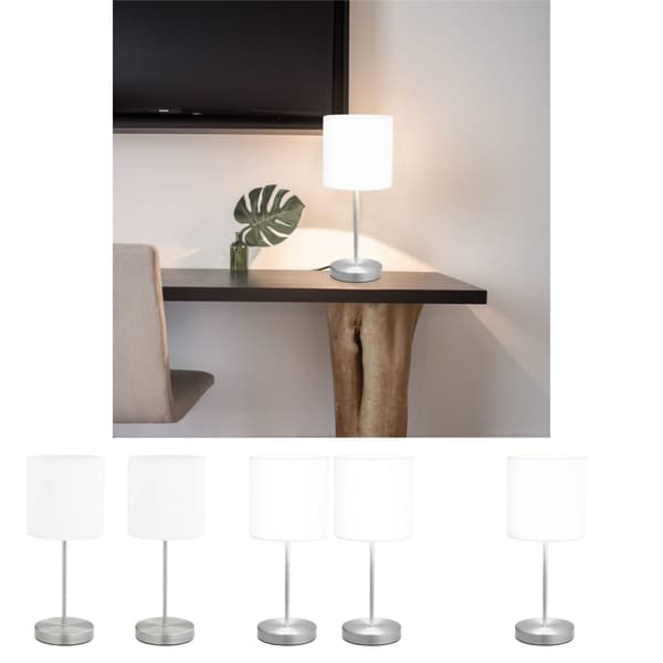 The Living Store bordlamper 2 stk. touch-knap E14 hvid -  Lamper