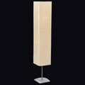 Miniatyrbild 2 av 7: The Living Store Golvlampa med skärm av rispapper och aluminiumfot 130 cm -  Lampor
