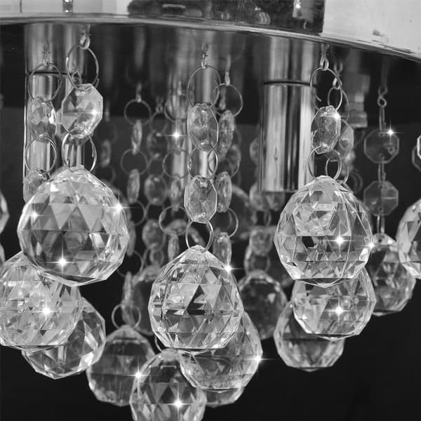 Lamper - Living lysekrone krystaldesign plexiglas krom
