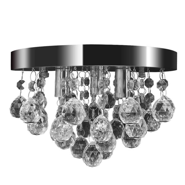 Lamper - Living lysekrone krystaldesign plexiglas krom
