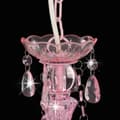 Miniatyrbillede 6 af 8: Lysekrone med perler rund 3 x E14 pink - Lysekrone - Lysekroner - Home & Living