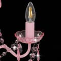 Miniatyrbillede 7 af 8: Lysekrone med perler rund 3 x E14 pink - Lysekrone - Lysekroner - Home & Living