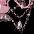 Miniatyrbillede 8 af 8: Lysekrone med perler rund 3 x E14 pink - Lysekrone - Lysekroner - Home & Living